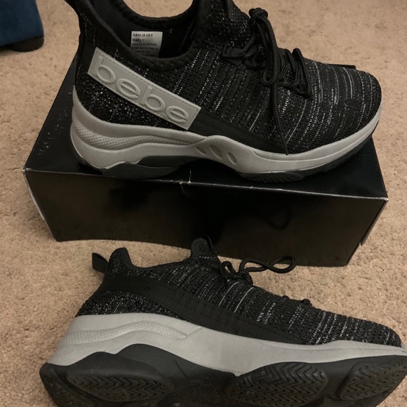 bebe Shoes - Bebe Women’s Black Sneakers